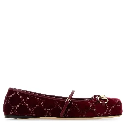 Horsebit pattern ballet flats