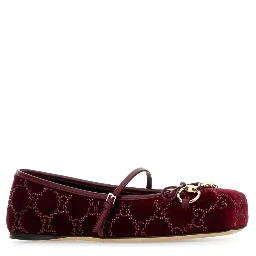Horsebit pattern ballet flats