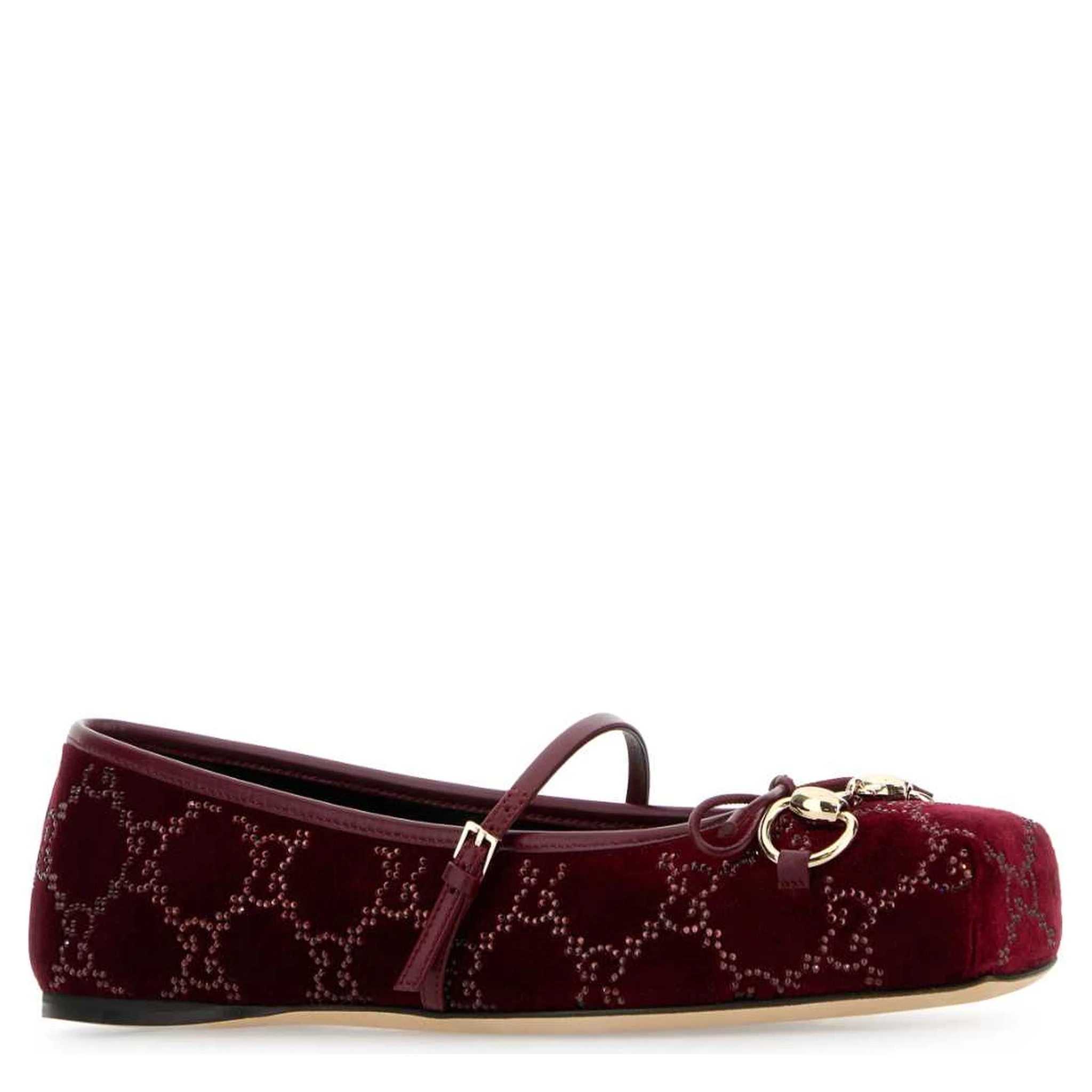 Horsebit pattern ballet flats