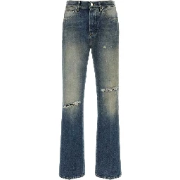 SLASHED BOOT CUT JEAN