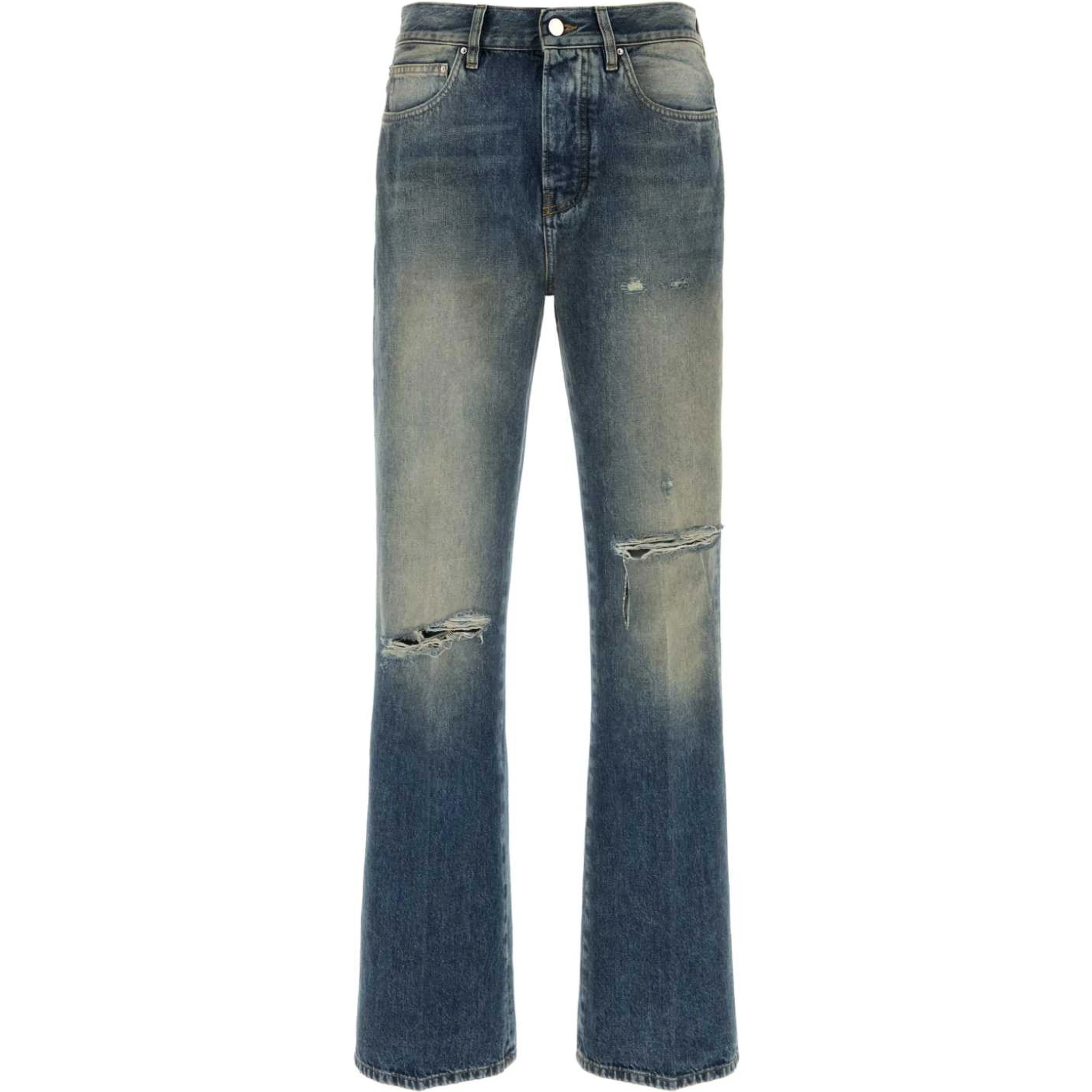 SLASHED BOOT CUT JEAN