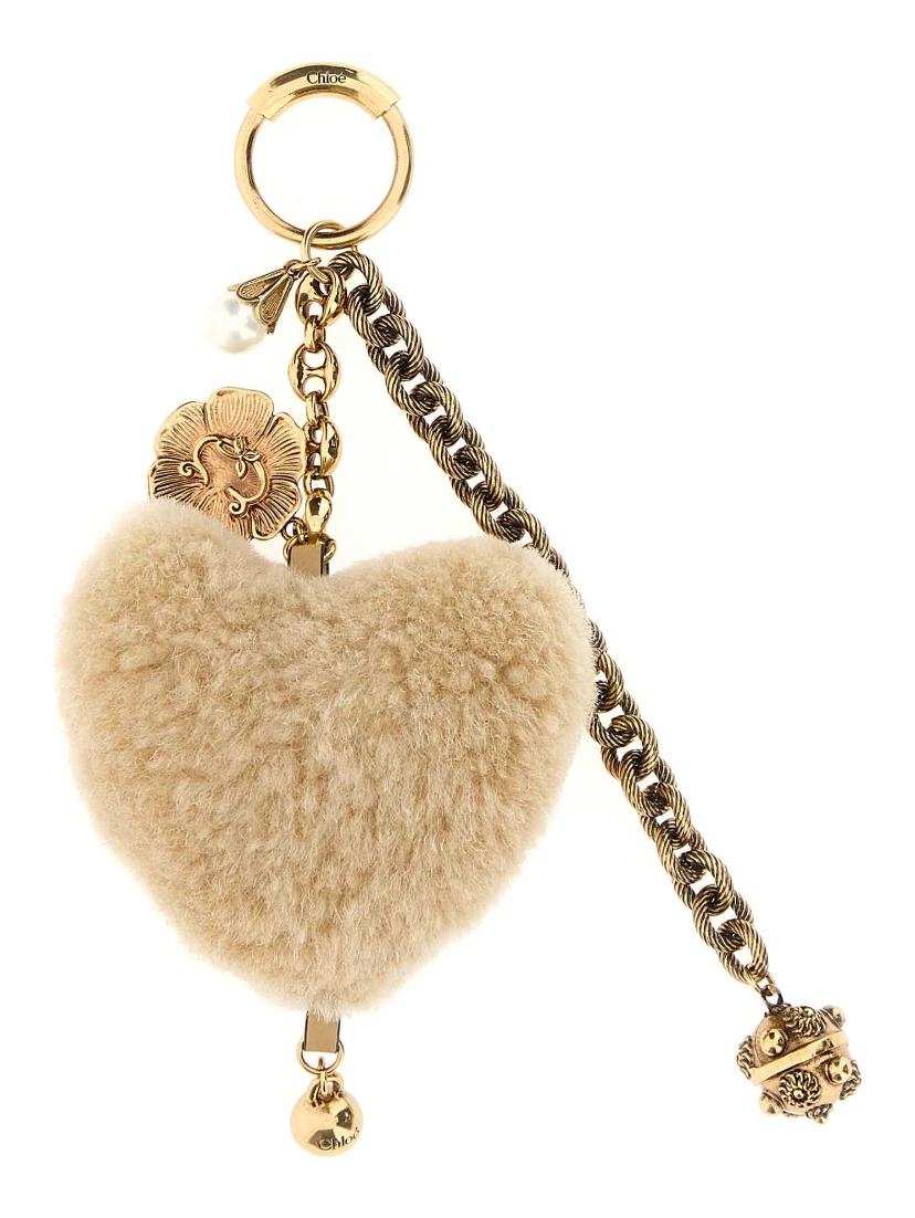 HEART SHEARLING CHARM