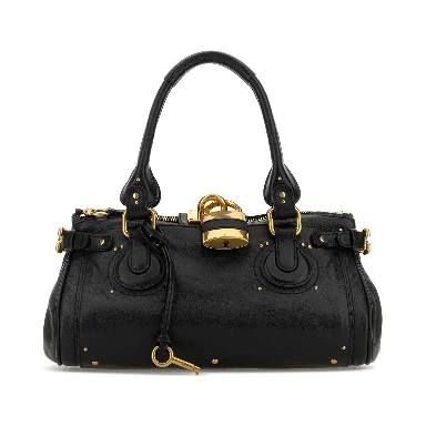 Chloe Black Paddington leather shoulder bag