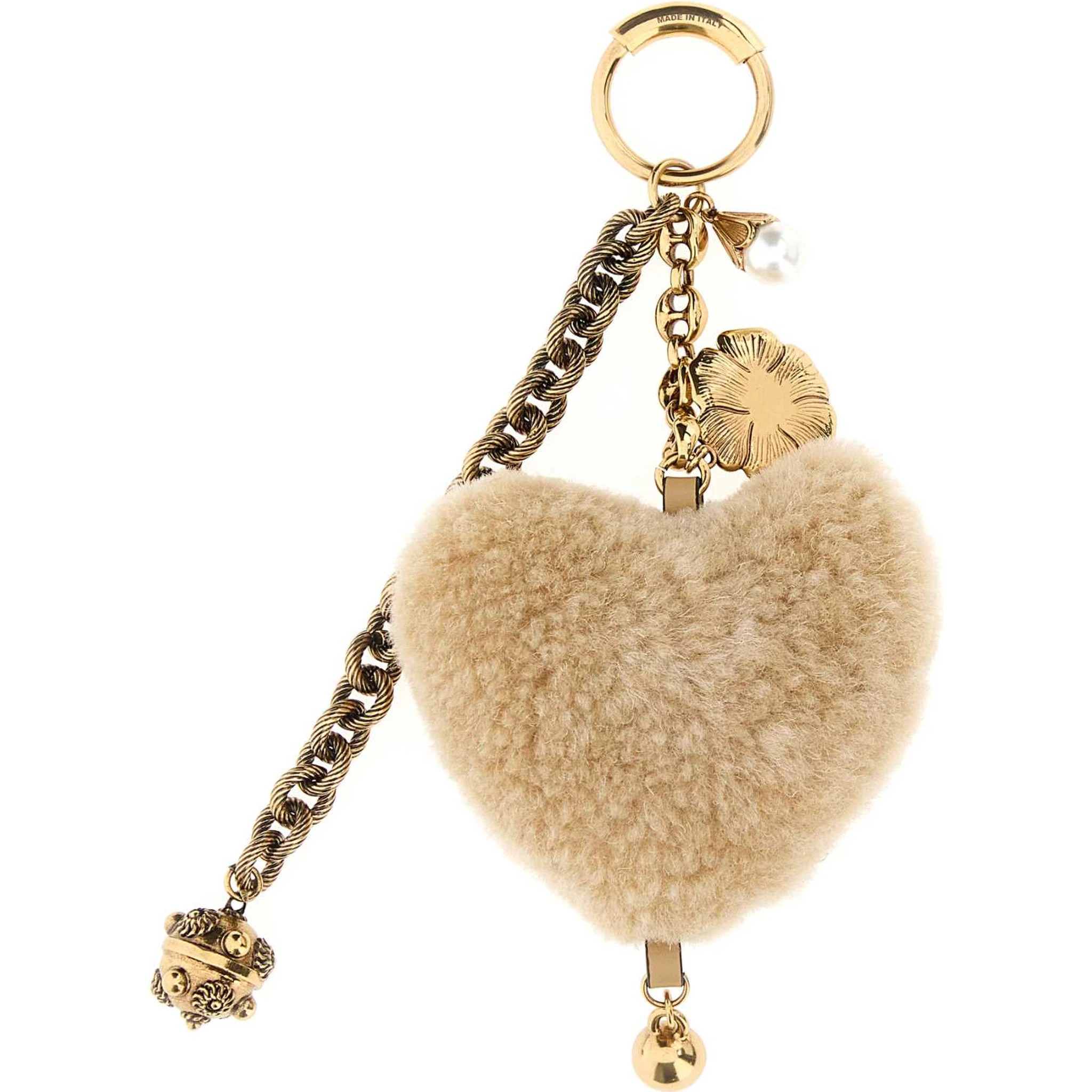 HEART SHEARLING CHARM