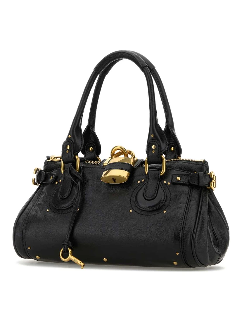 Chloe Black Paddington leather shoulder bag