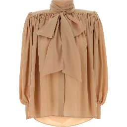 Chloé Blouses in Natural | Lyst UK