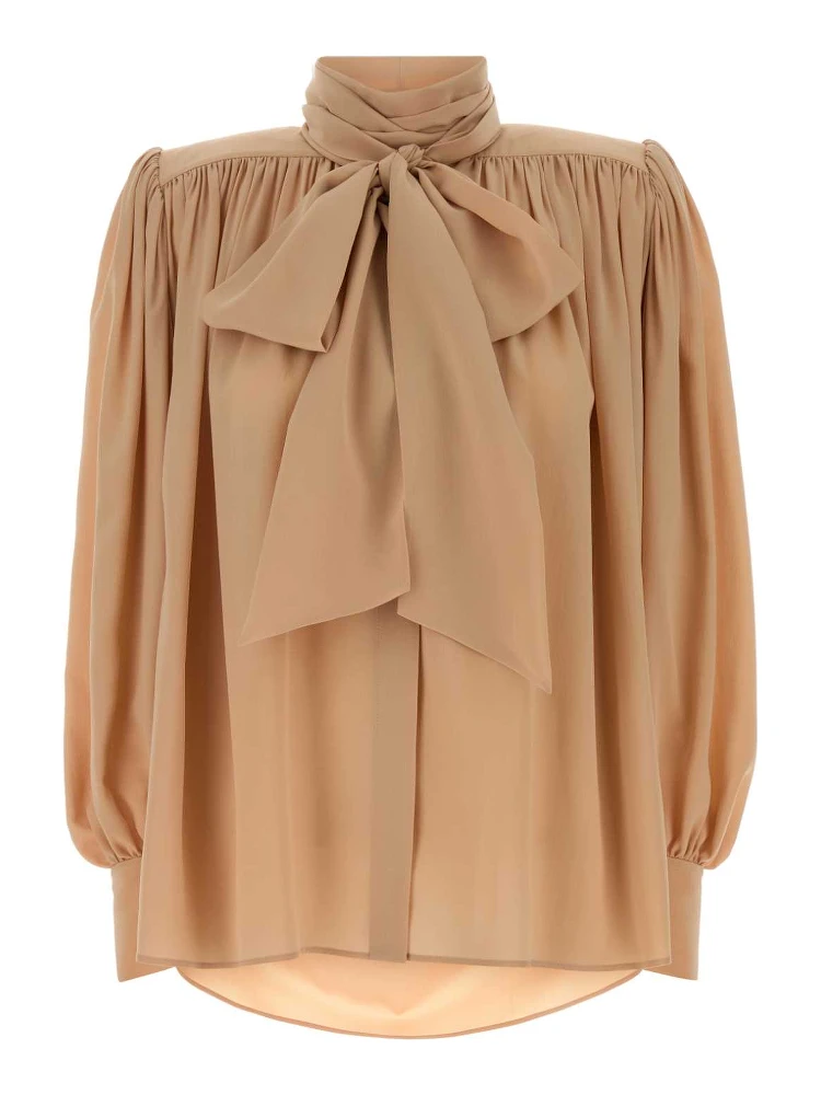 Chloé Blouses in Natural | Lyst UK