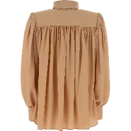 Chloé Blouses in Natural | Lyst UK