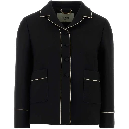 BLOUSON WOOL SILK