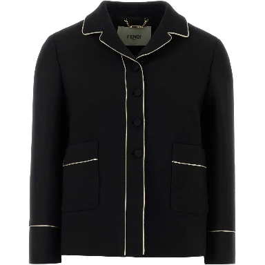 BLOUSON WOOL SILK