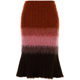 SKIRT WOOL WM DEGRAD