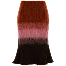 SKIRT WOOL WM DEGRAD