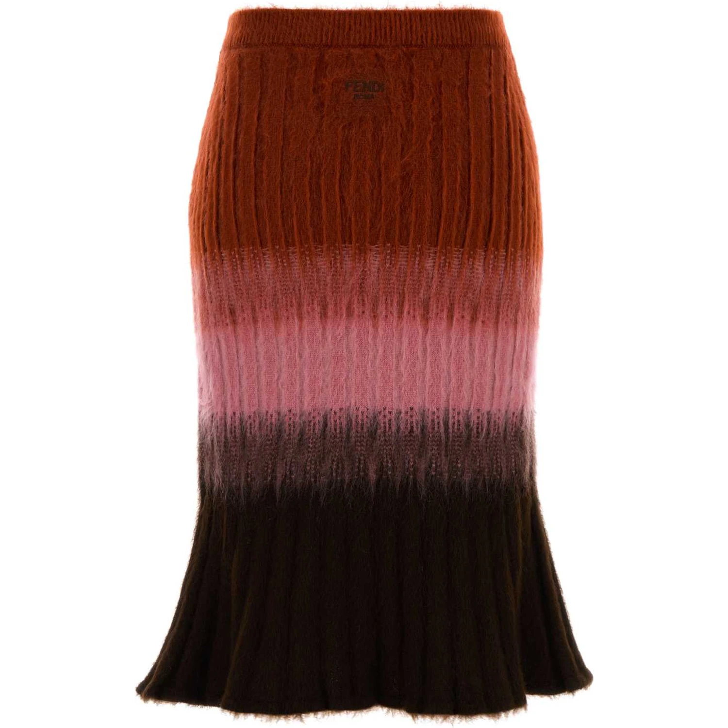 SKIRT WOOL WM DEGRAD