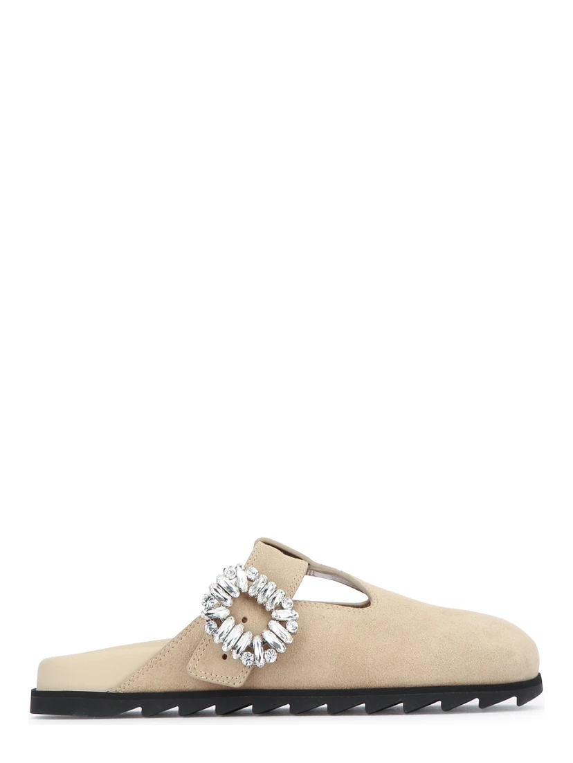 حذاء مفتوح من الخلف بحزام على شكل حرف T من SLIDY VIV