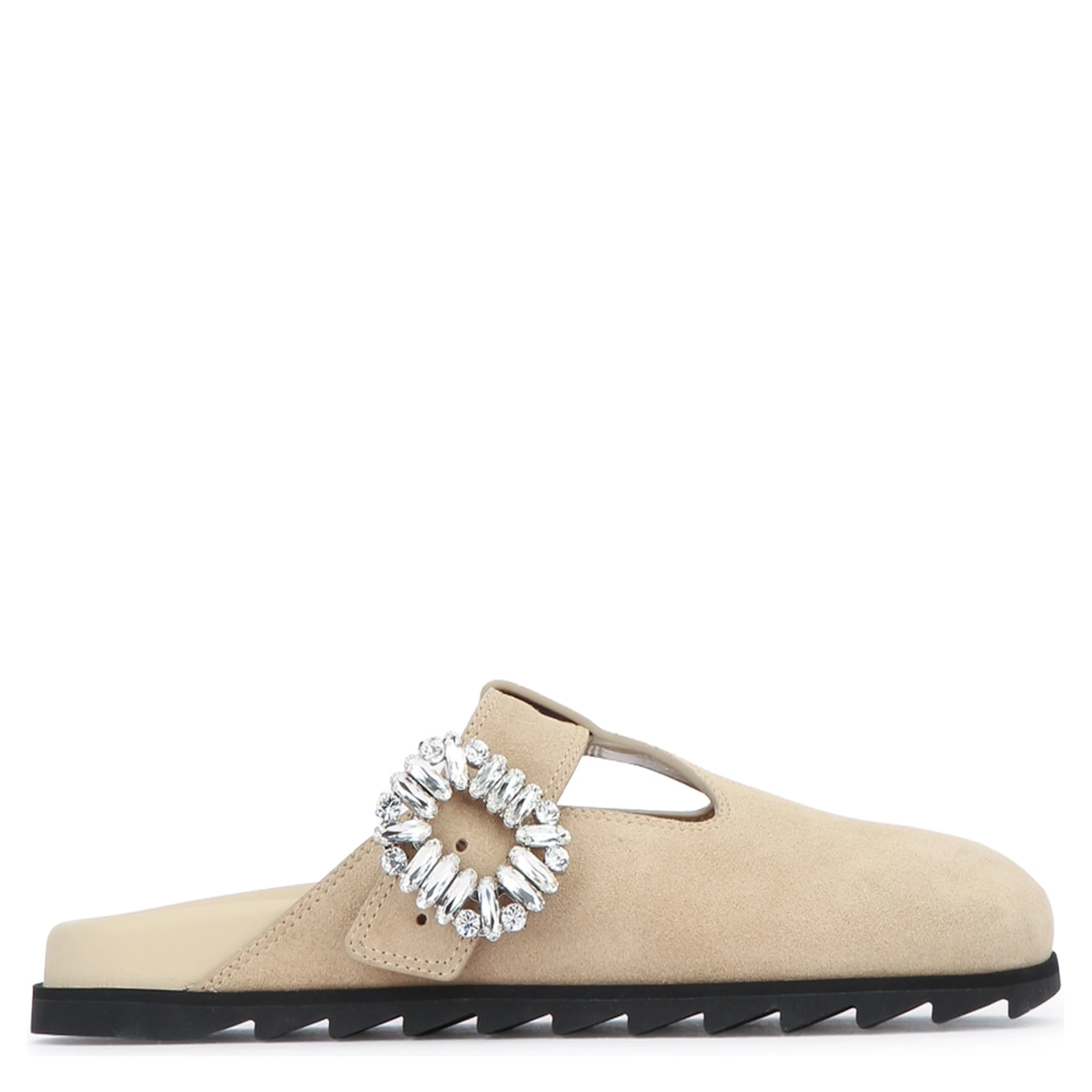 حذاء مفتوح من الخلف بحزام على شكل حرف T من SLIDY VIV