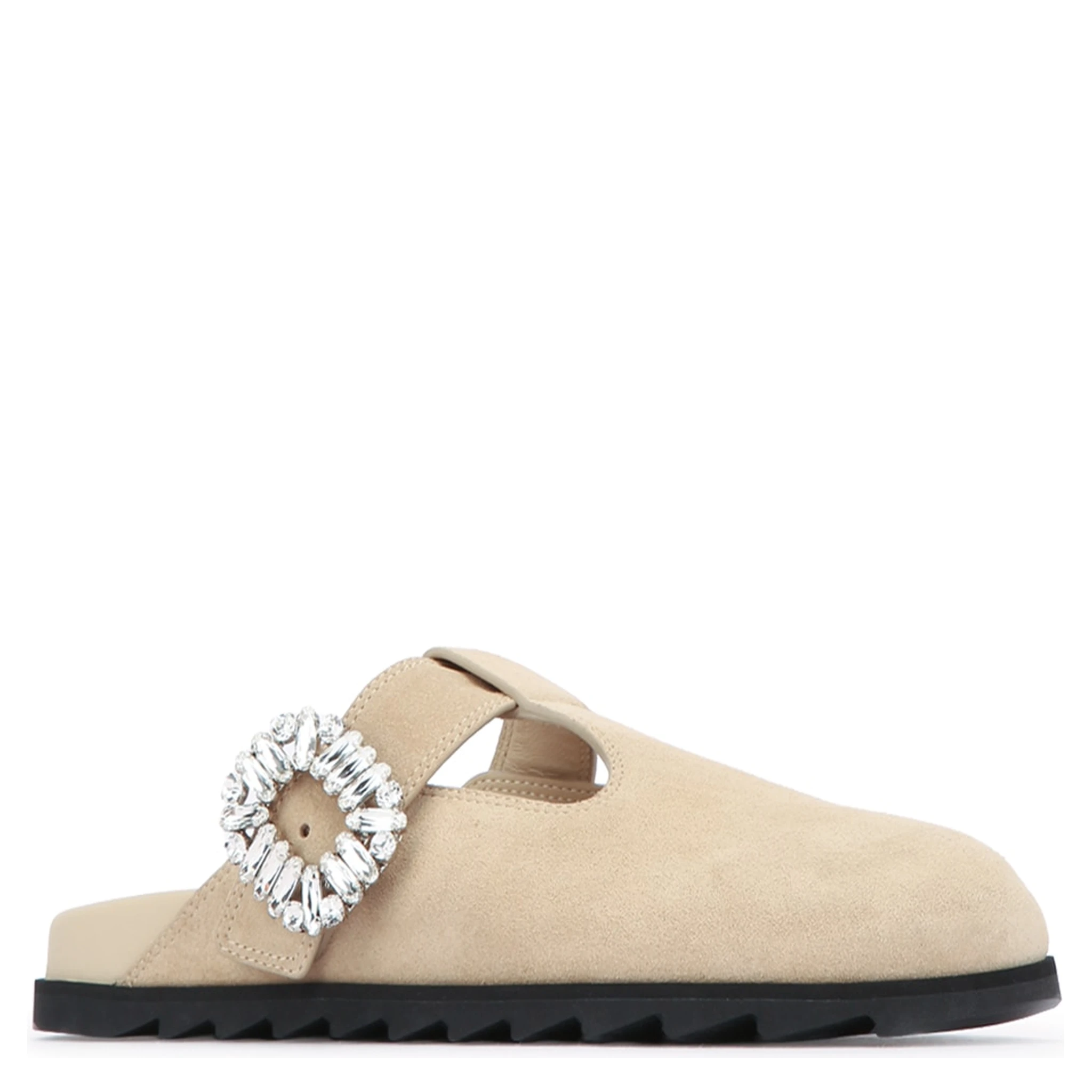 حذاء مفتوح من الخلف بحزام على شكل حرف T من SLIDY VIV