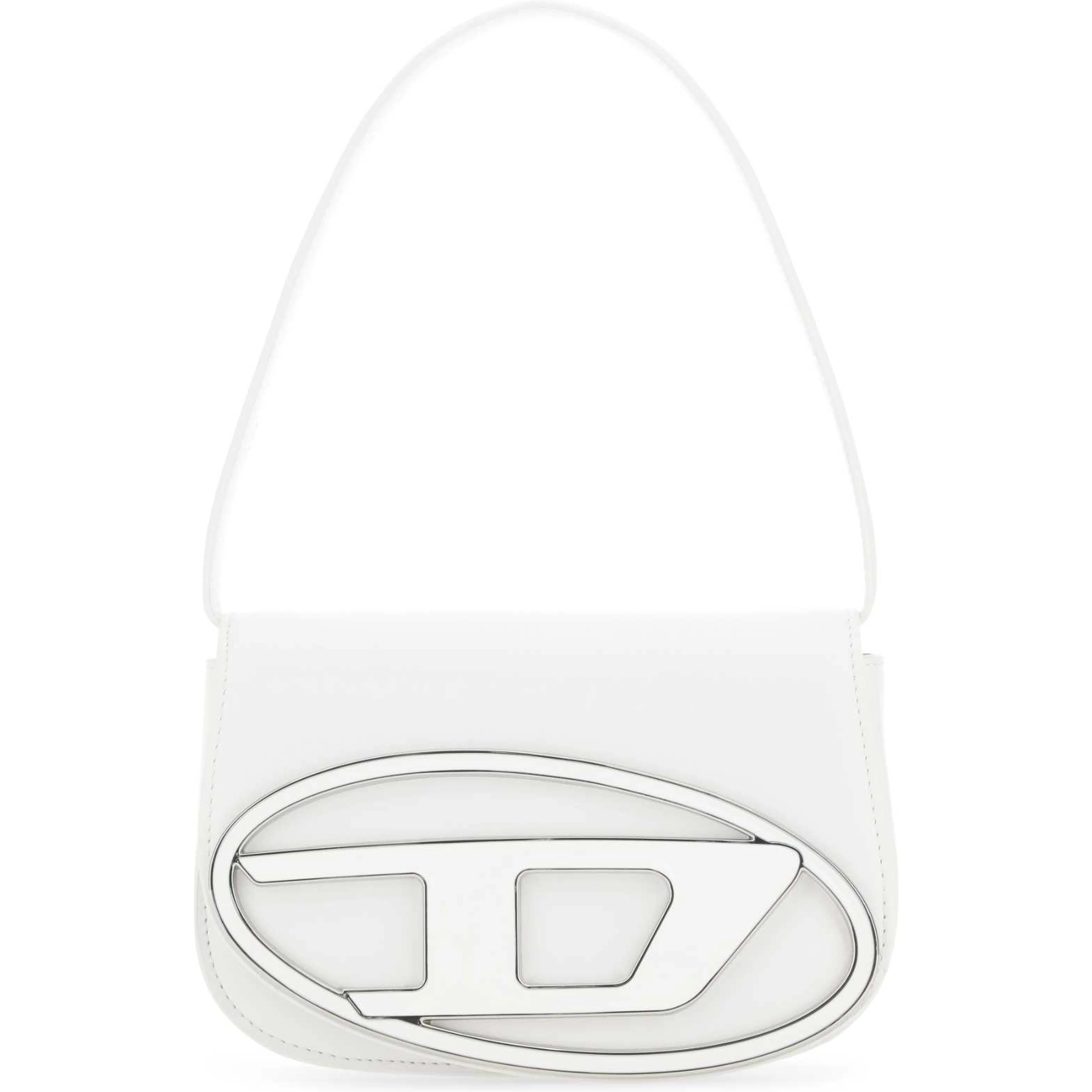 White leather 1DR shoulder bag