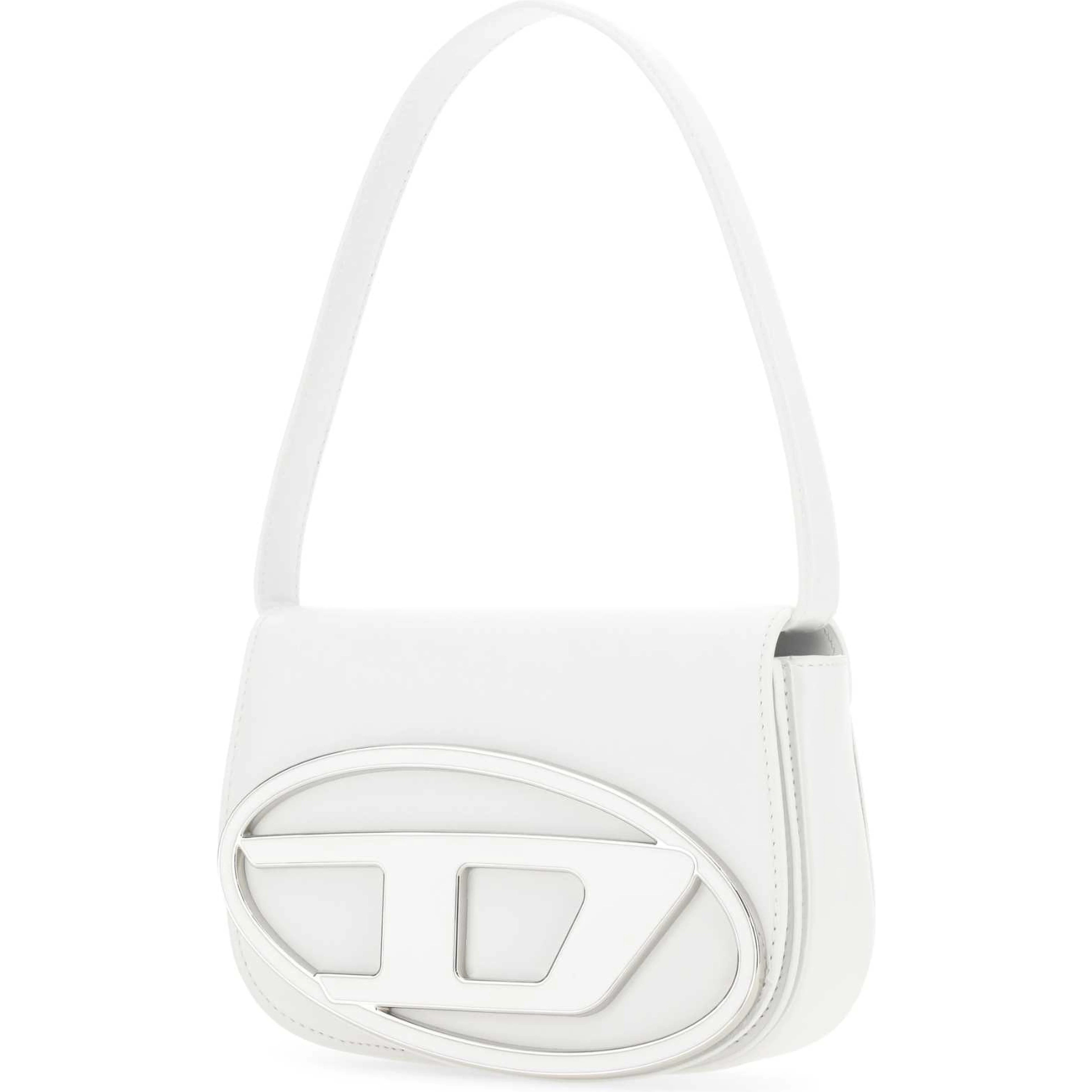 White leather 1DR shoulder bag