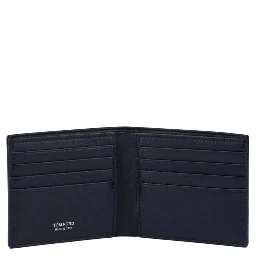 Crocodile print leather wallet
