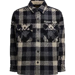 Wool overshirt jacket