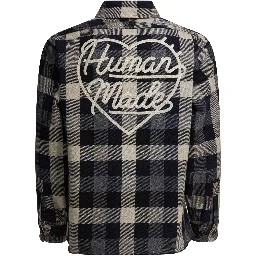 Wool overshirt jacket
