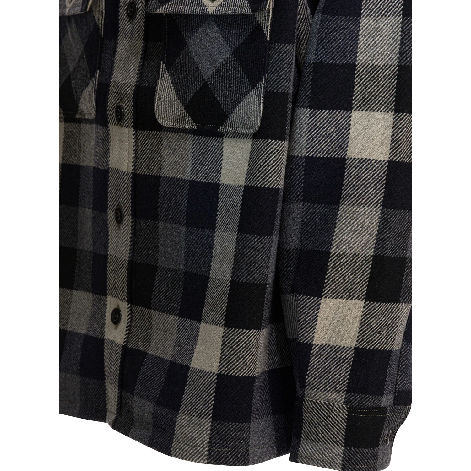 Wool overshirt jacket