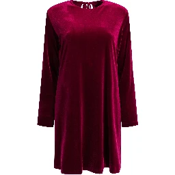 Short velvet dress