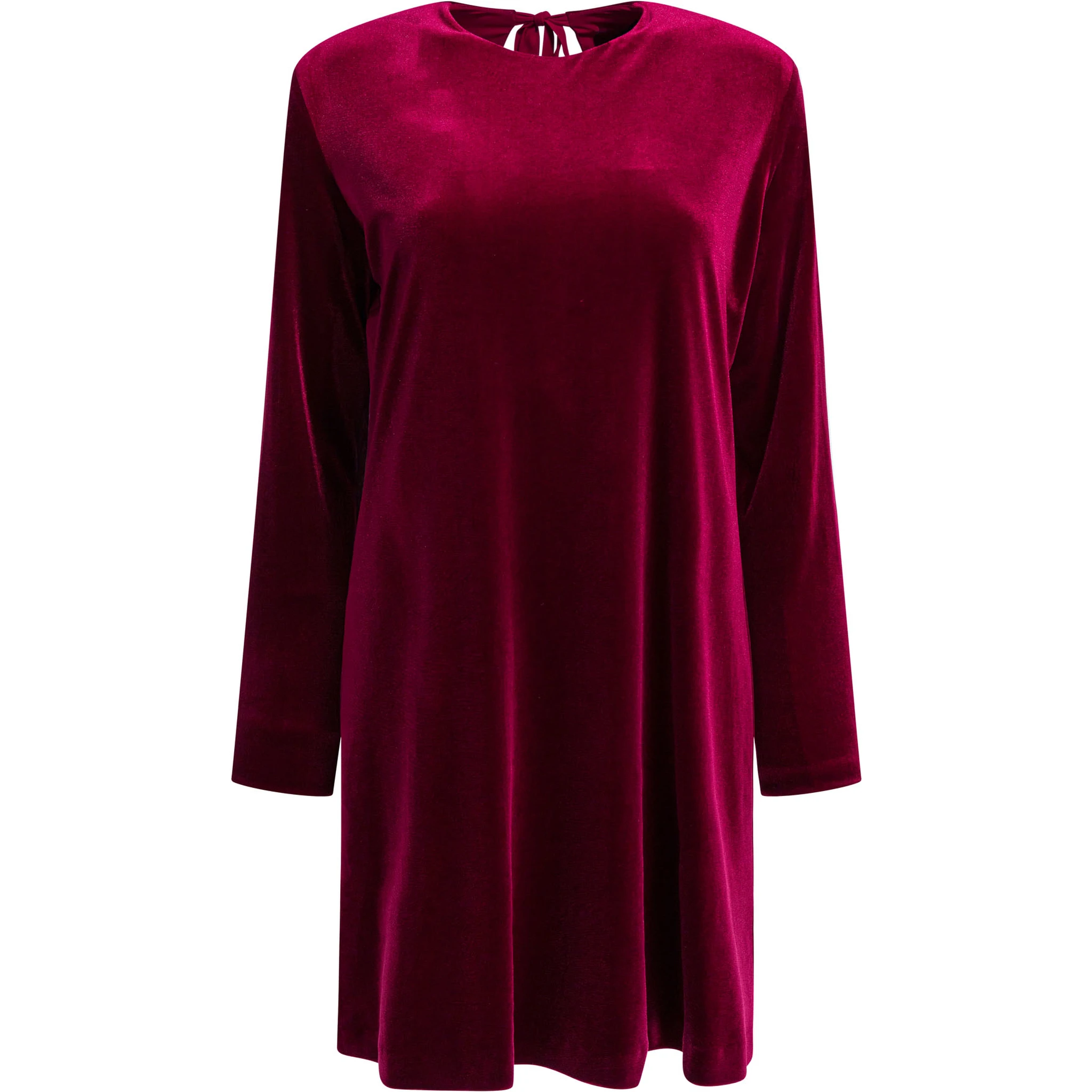 Short velvet dress