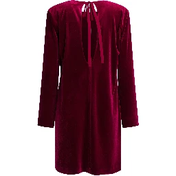 Short velvet dress