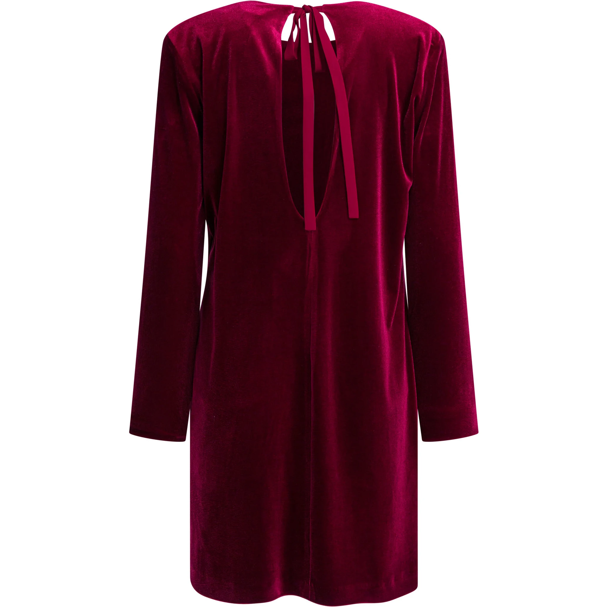 Short velvet dress