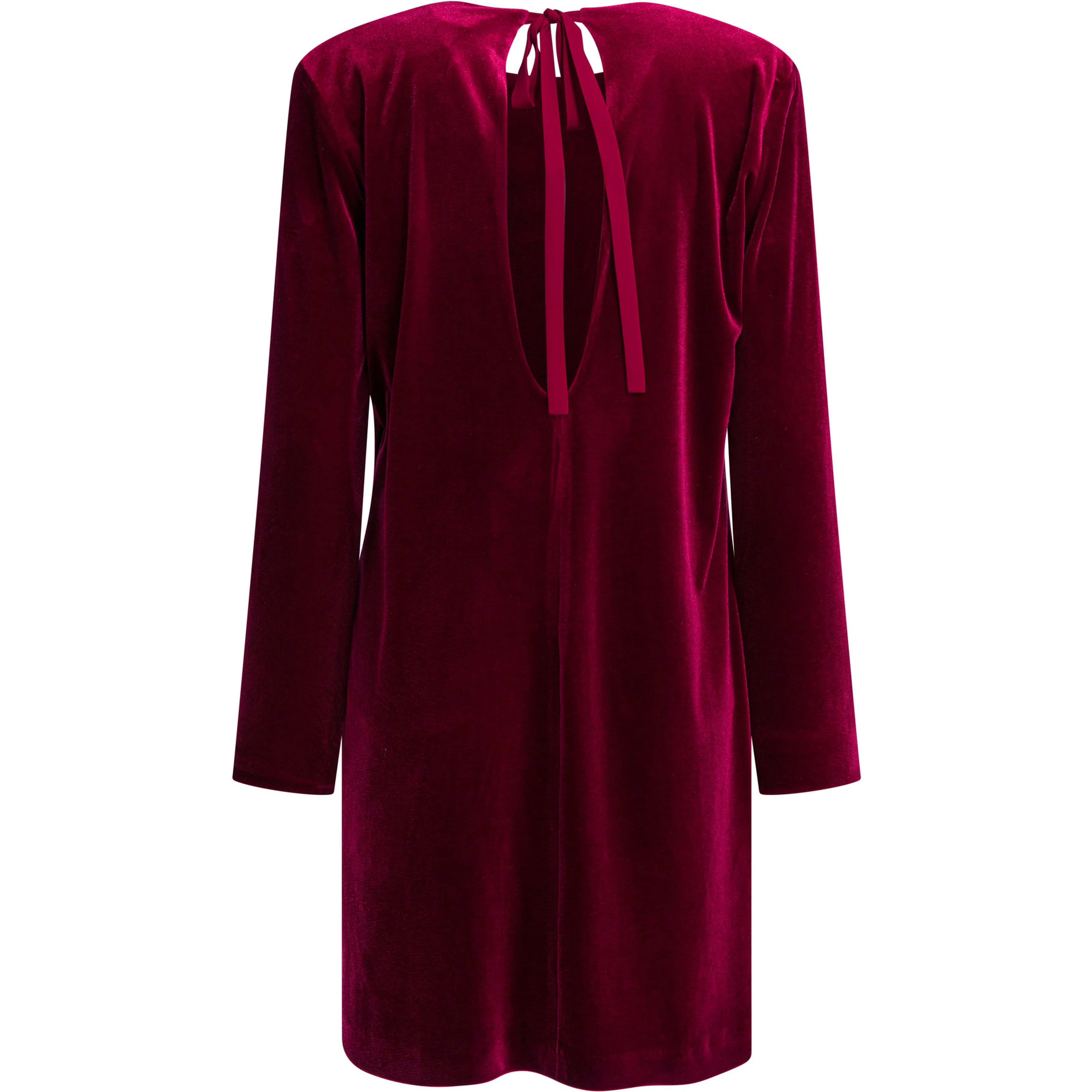 Short velvet dress