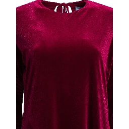 Short velvet dress