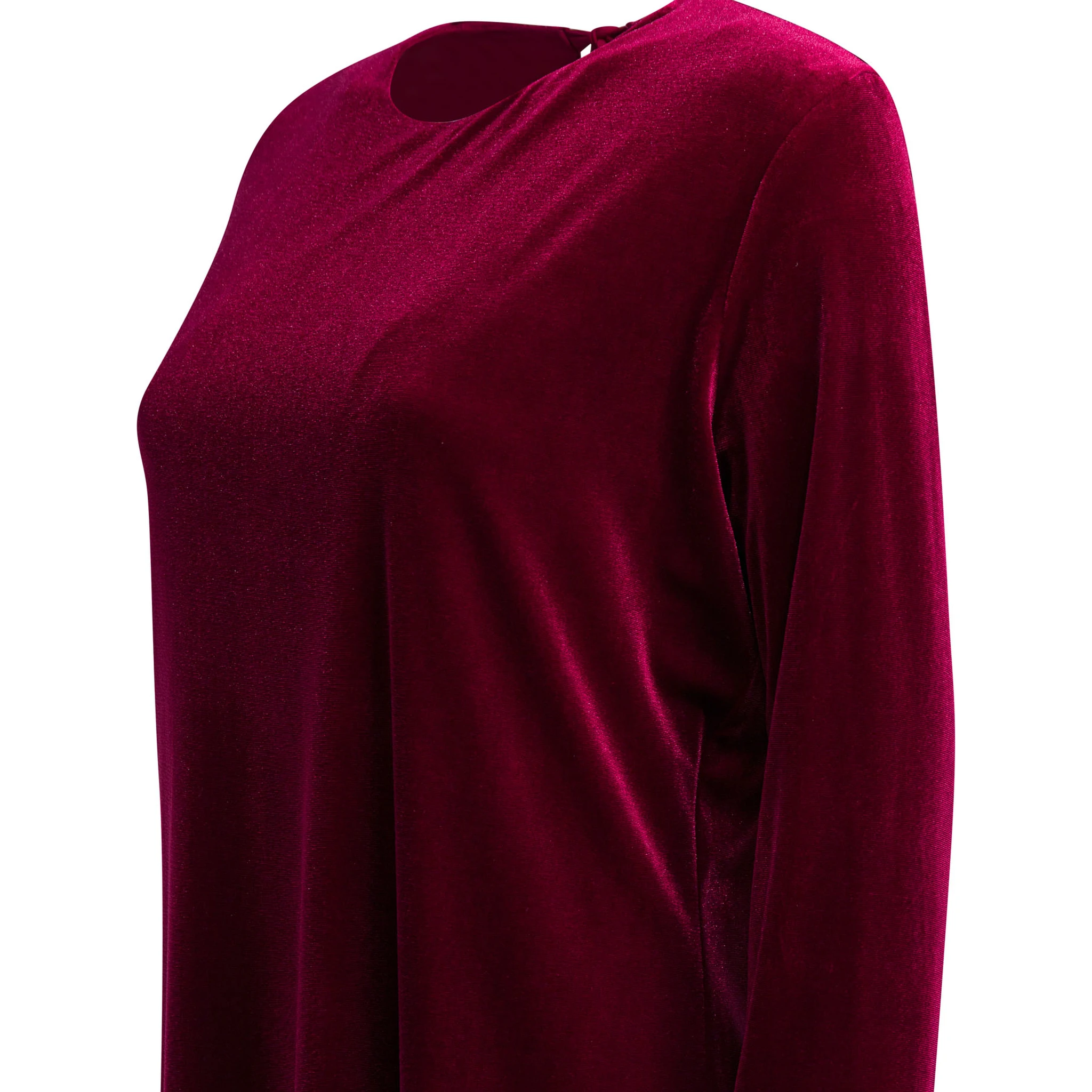 Short velvet dress