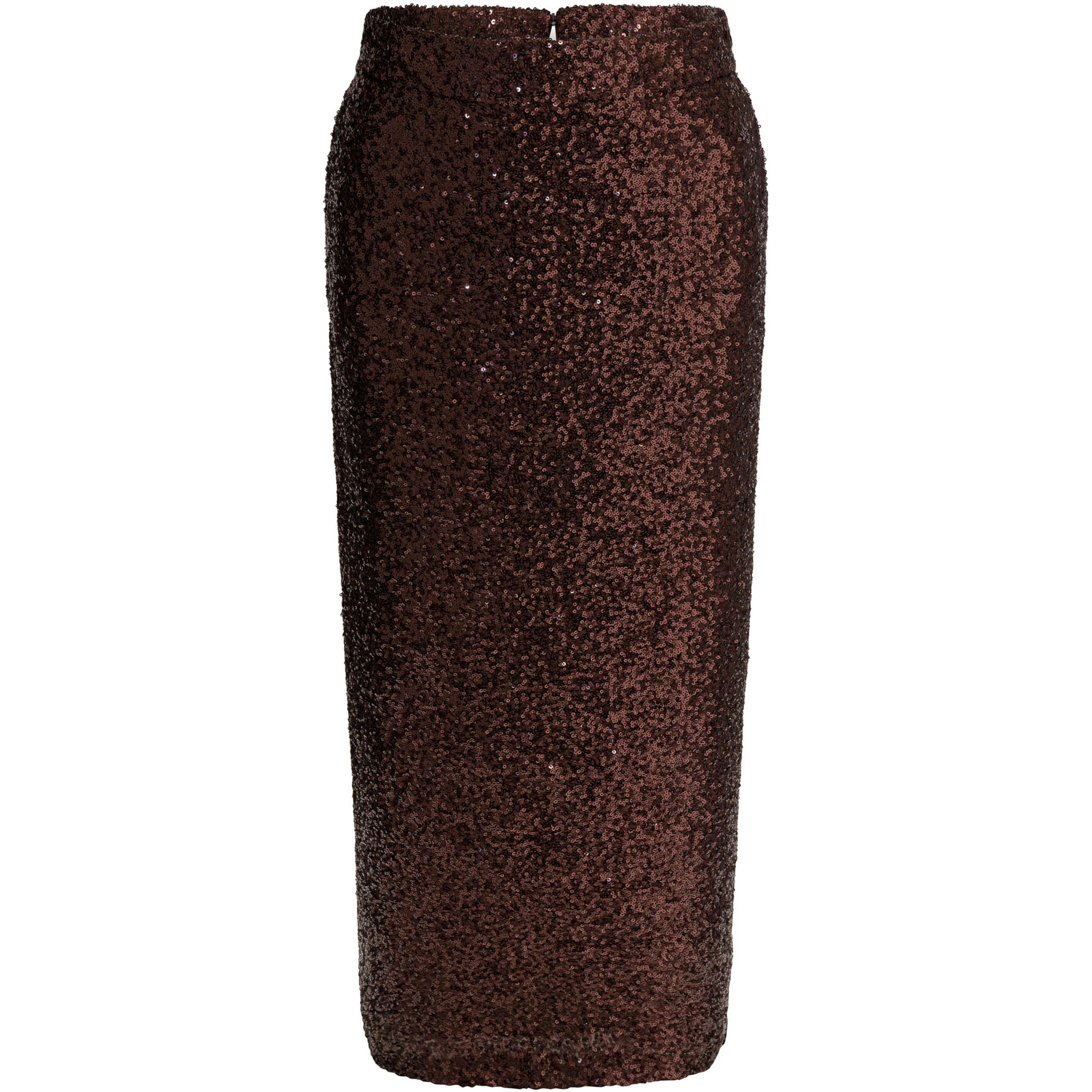 Sequined midi skirt