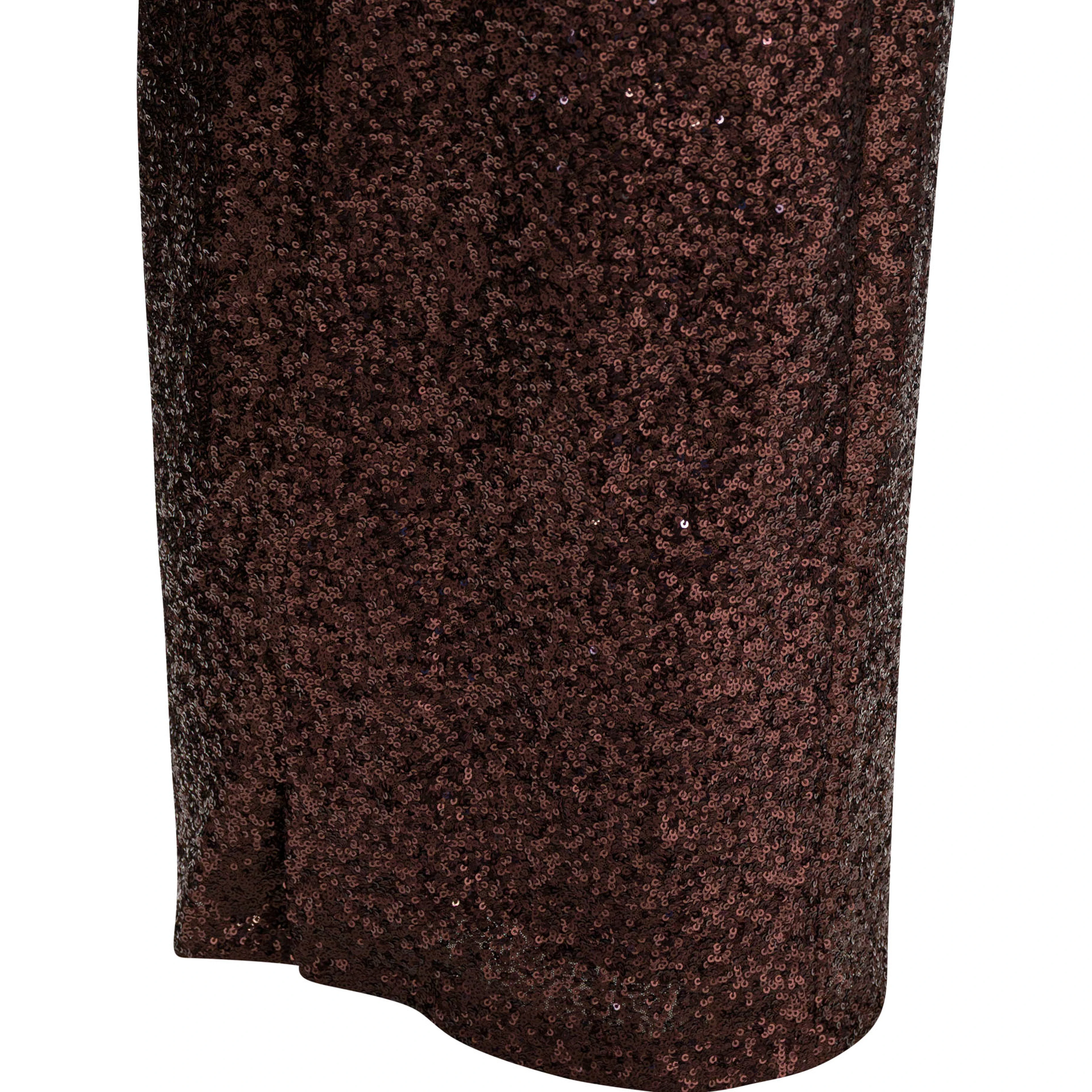 Sequined midi skirt