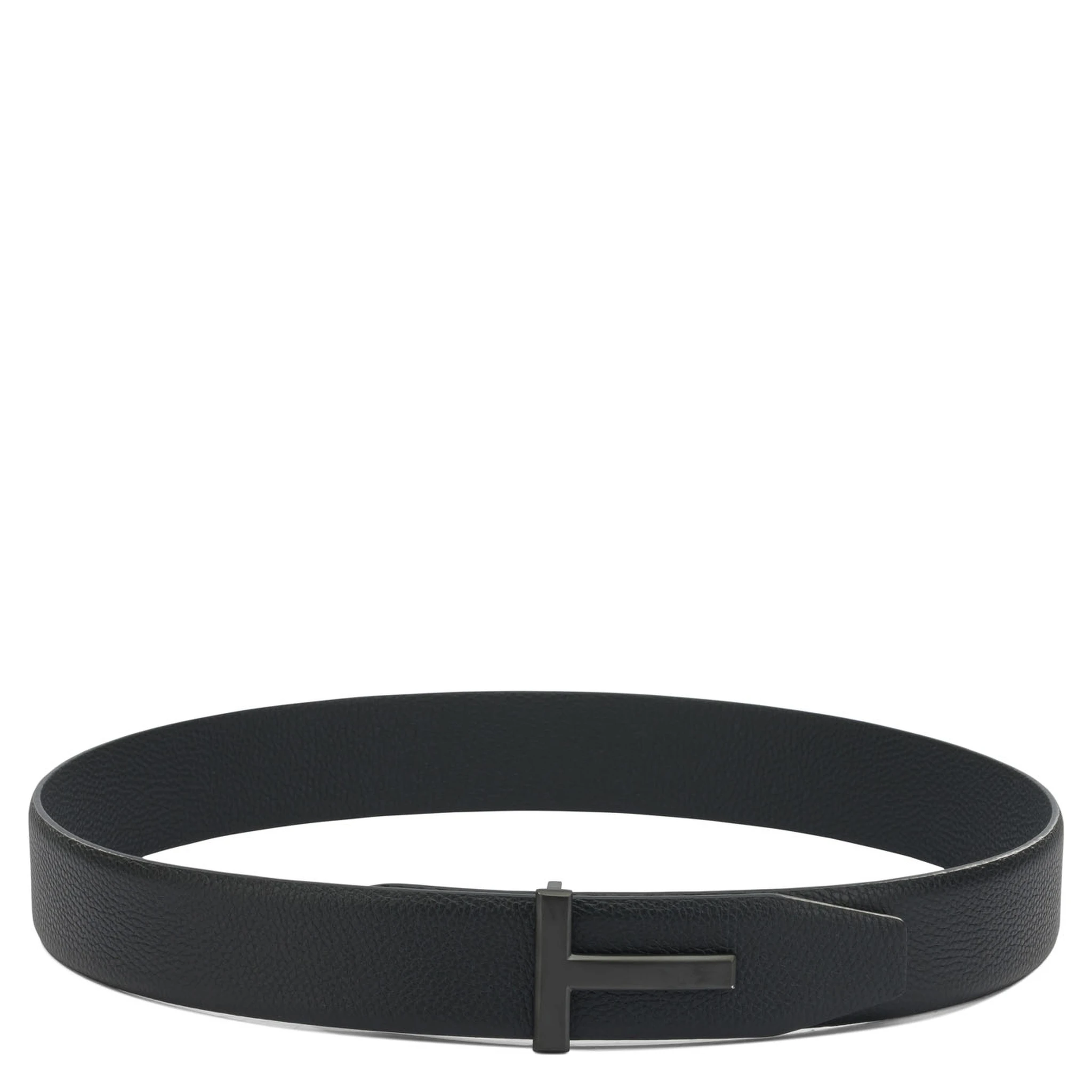 "T Icon" Leather belt