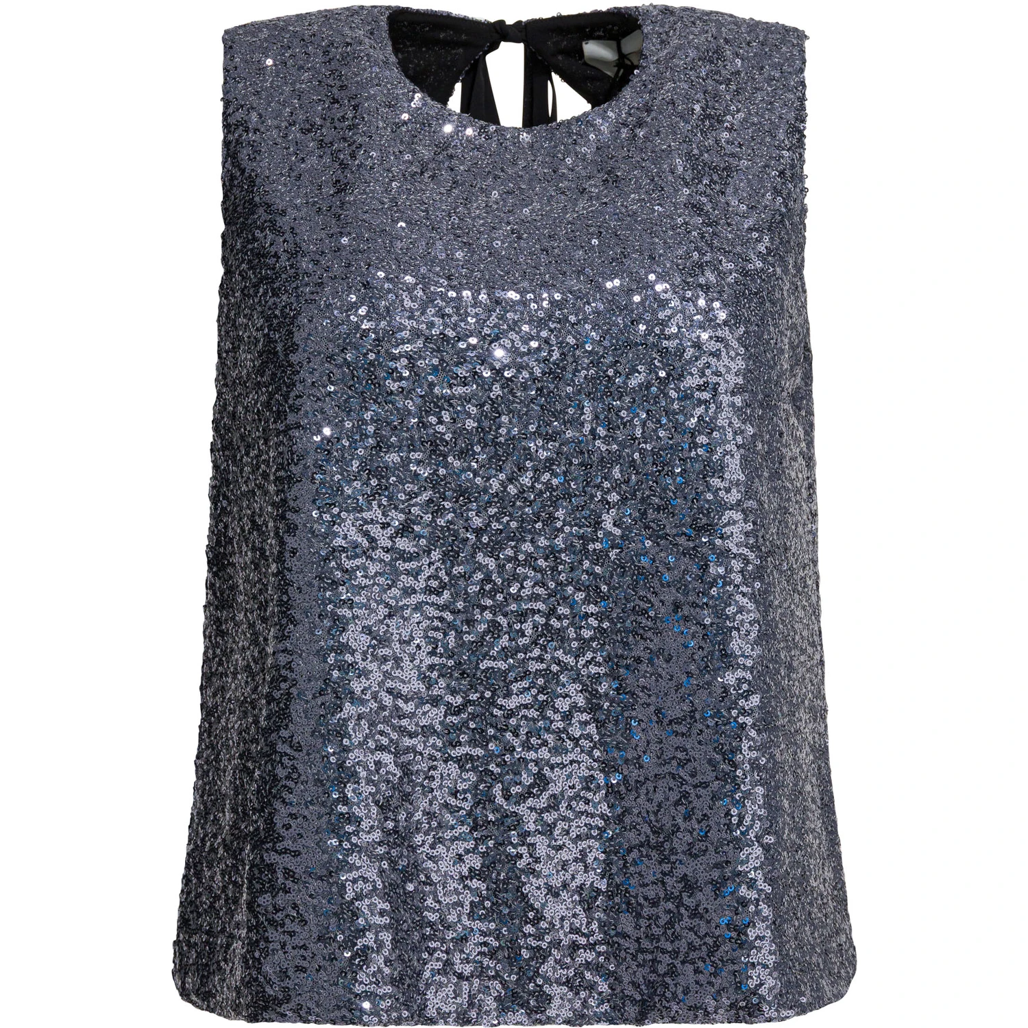 Sequined A-line top