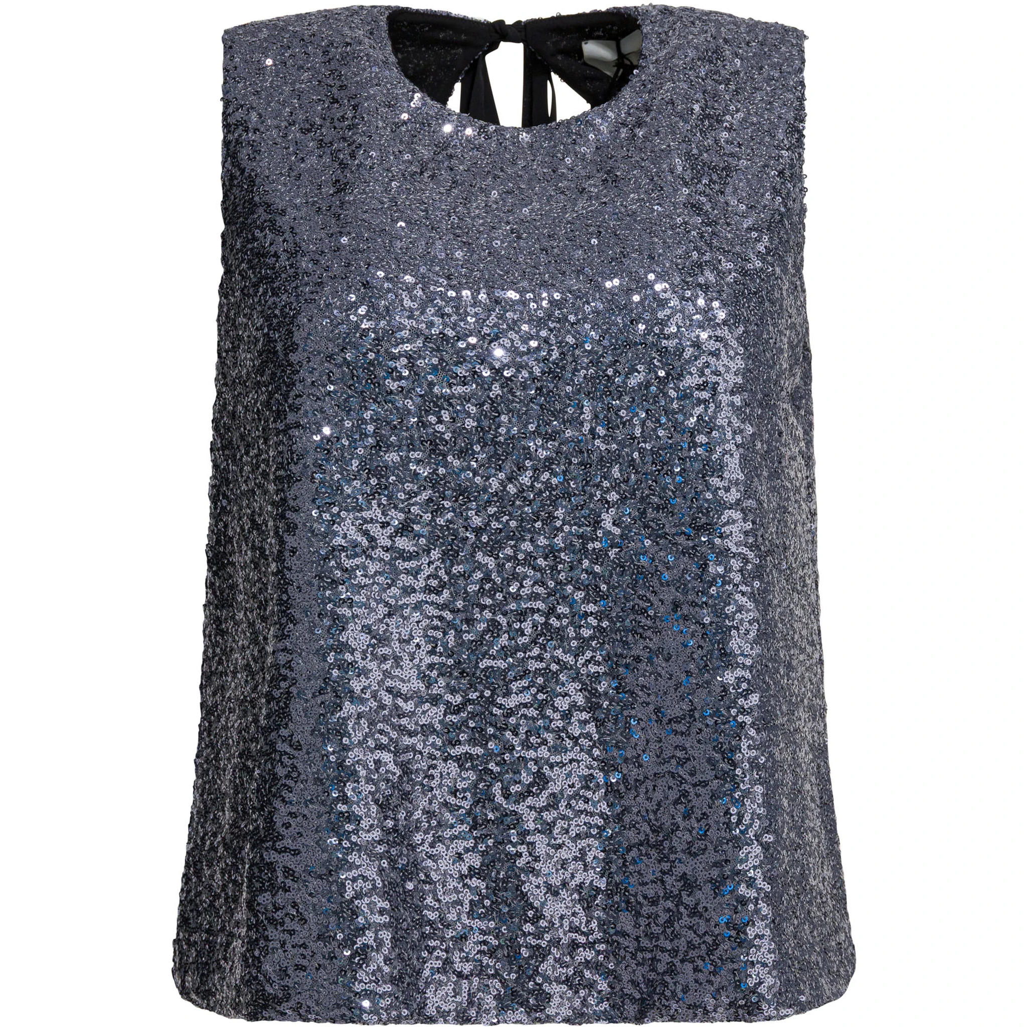 Sequined A-line top