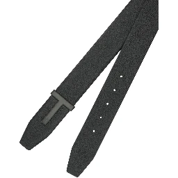"T Icon" Leather belt