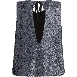 Sequined A-line top