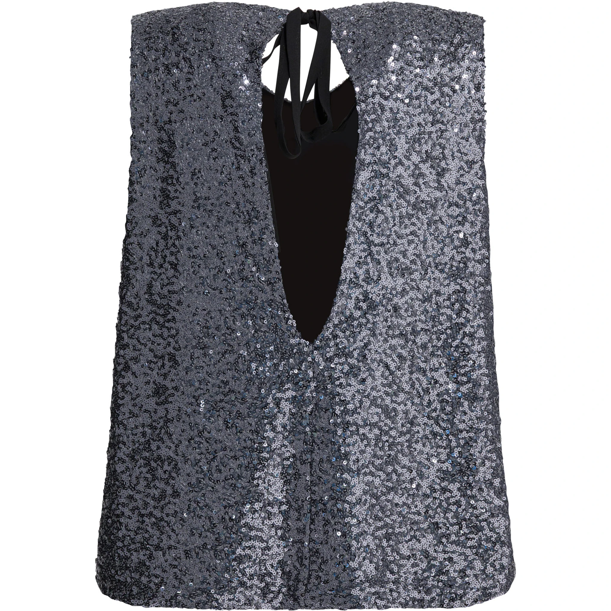 Sequined A-line top
