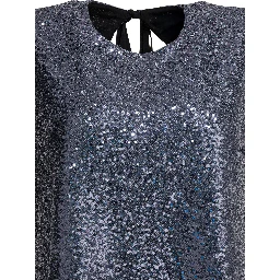 Sequined A-line top