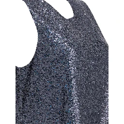 Sequined A-line top