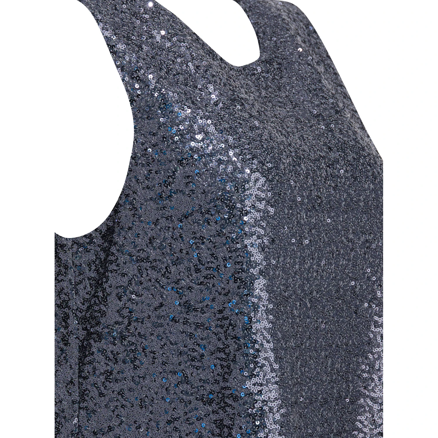 Sequined A-line top