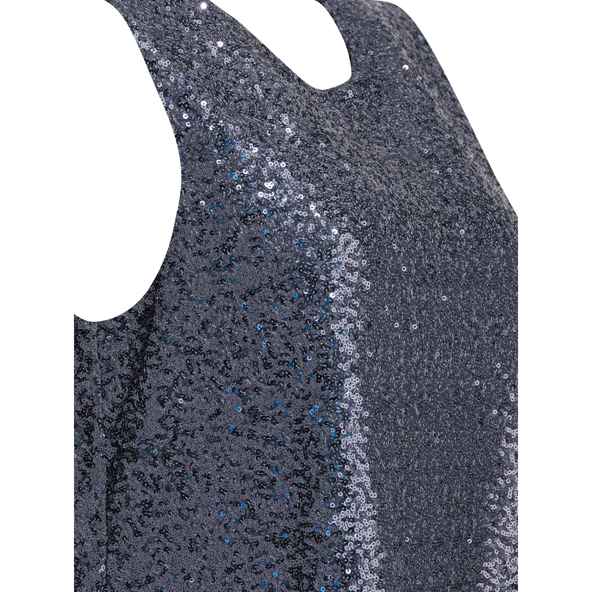 Sequined A-line top