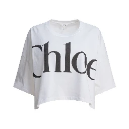 Boxy t-shirt in cotton jersey