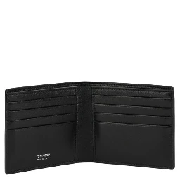 محفظة جلدية بنقشة جلد التمساح