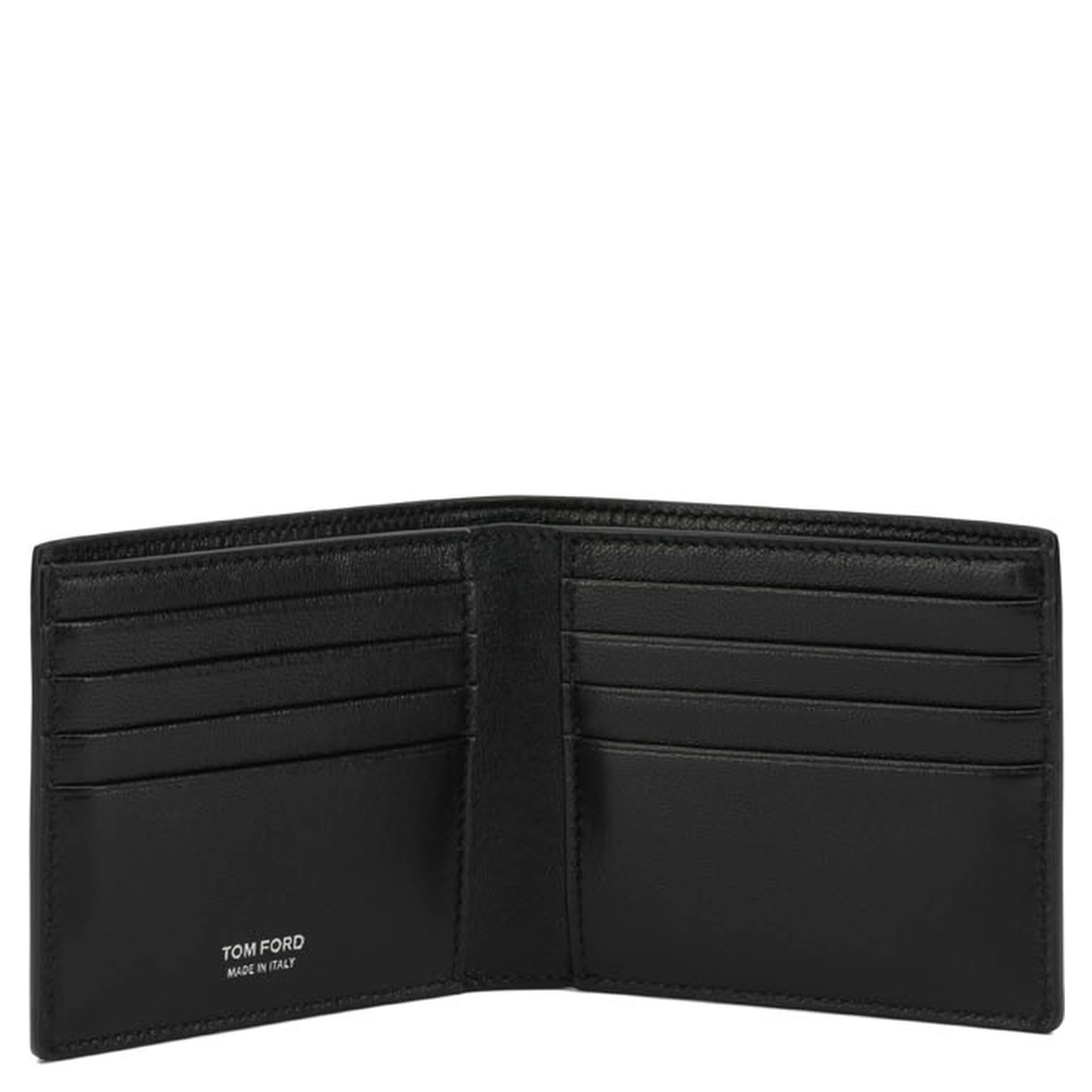 Crocodile print leather wallet