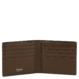 محفظة جلدية بنقشة جلد التمساح