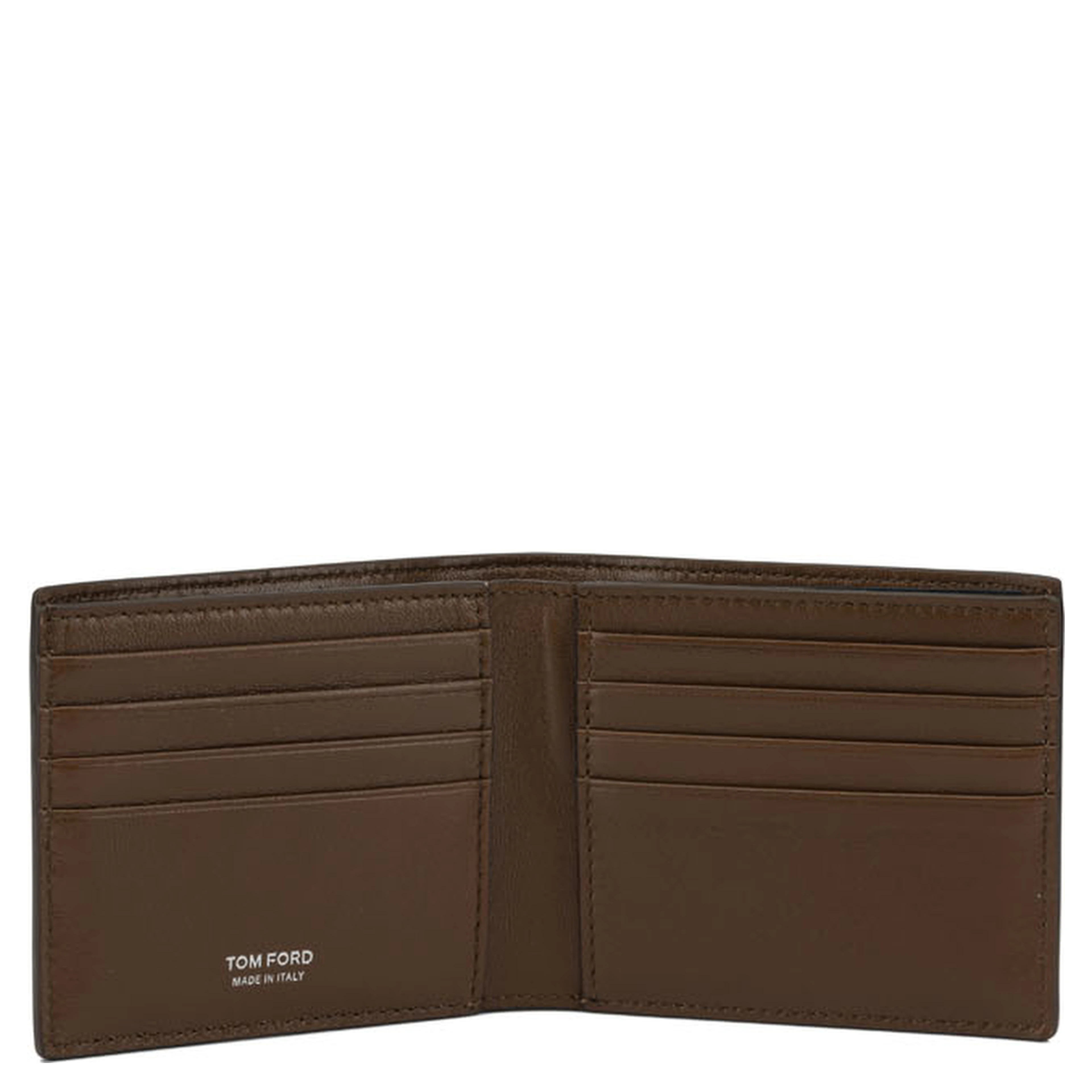 Crocodile print leather wallet